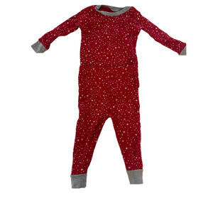 Honest Baby Pajamas, 12 Months, Red
